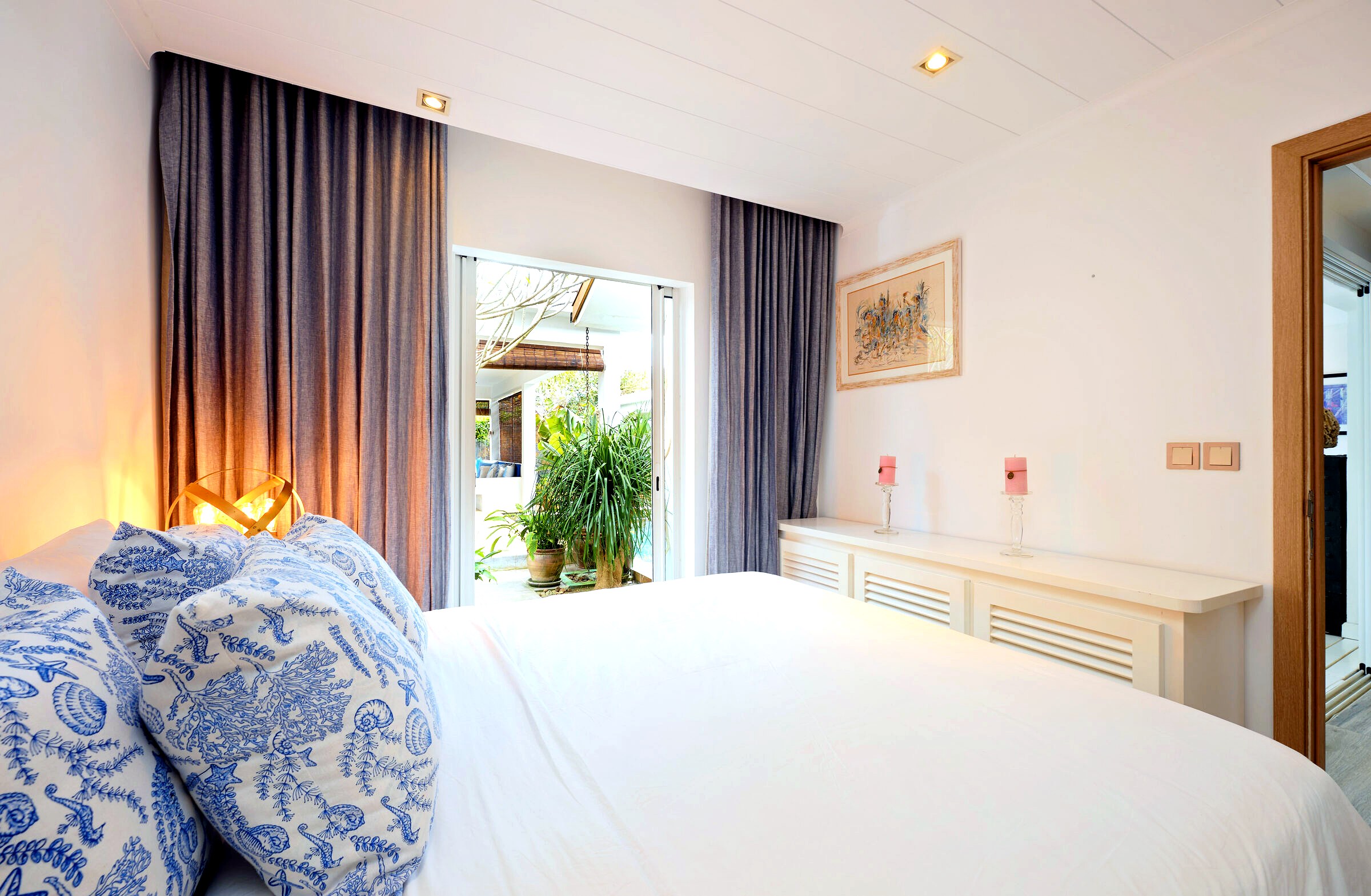 Chambre d'une villa Rose Horizon à l'île Maurice